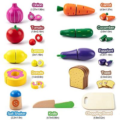 Shimirth Pretend Play Kitchen Accessories Playset, 38Pcs Kids Play