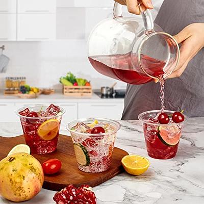 PET Clear Plastic Smoothie Cups