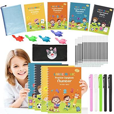 XQIANWJ Large Reusable Handwriting Workbook,Grooved Calligraphy Practice  Copybook For Kids,Magic Pen Control Writing SKill Practice,Fade ink pen,Writing  Practice For Beginners - Yahoo Shopping