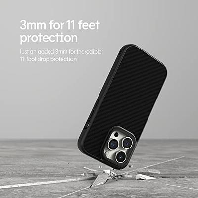 RhinoShield Bumper Case Compatible with [iPhone 15 Pro Max] | CrashGuard -  Shock Absorbent Slim Design Protective Cover 3.5M / 11ft Drop Protection 