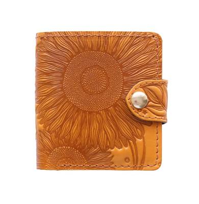 FALAN MULE Small Wallet for Women Genuine Leather Bifold Purse RFID  Blocking Card Holder 