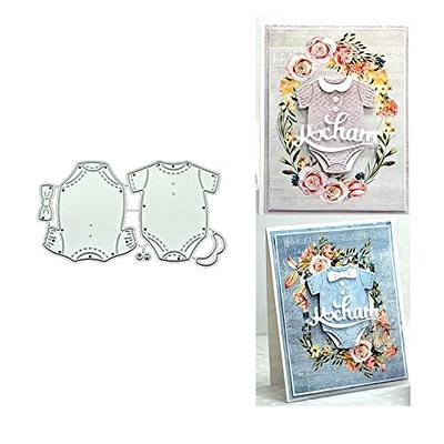 Qoiseys Baby Clothes Metal Die Cuts for Card Making,Cutting Dies