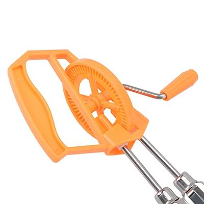 SyangKaitian Hand Mixer, Stainless Steel Manual Whisk, Rotary Kitchen Mixer,  Egg Beater Stainless Steel Plastic Hand Crank Autorotation Effort Saving Manual  Hand Mixer for Home Kitchen Cooking Orange - Yahoo Shopping