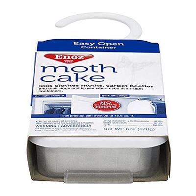 Enoz Moth Cake, 3 oz, 2 count