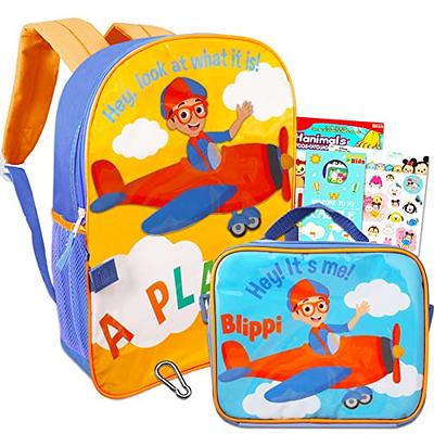 Color Shop Bluey Backpack & Lunch Bag for Kids - 6 Pc School Supplies  Bundle with 16'' Backpack, Box, Stickers, Clip, More (Bluey Travel Bag),  set, Backpacks : : Clothing, Shoes & Accessories