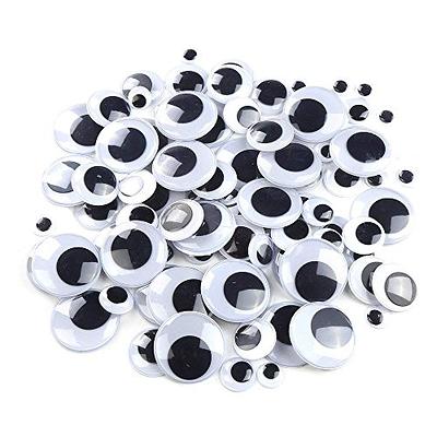 2/3/4 Inch Mixed Googly Wiggle Eyes Self Adhesive Back 6 Pack Large Black  Giant