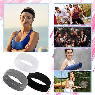  Lusofie 9Pcs Headbands for Women Non Slip Sweatbands