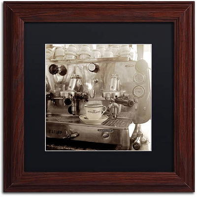 Trademark Fine Art La Porta Soprammobile I Canvas Art by Alan Blaustein,  White Matte, Wood Frame 