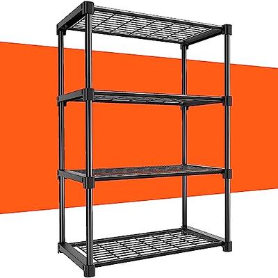 PXRACK 5-Tier Kitchen Storage Shelves, Adjustable Metal Shelves for Storage  Pantry Shelves with Rolling Wheels, Storage Rack Shelving Unit Organizer