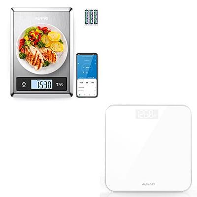 RENPHO Digital Bathroom Scale Highly Accurate Body Weight Scale with  Lighted LED