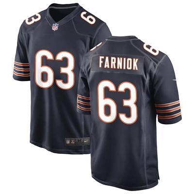 Stephen Carlson Men's Nike White Chicago Bears Custom Game Jersey Size: Large