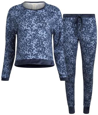 Lucky Brand Women's Pajama Set - 2 Piece Long Sleeve Sleep Shirt and Jogger  Pants with Velour Trim (S-XL), Size Medium, Spots in Motion - Yahoo Shopping