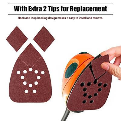 Mouse Sander Sandpaper With Extra 2 Tips For Replacement Detail