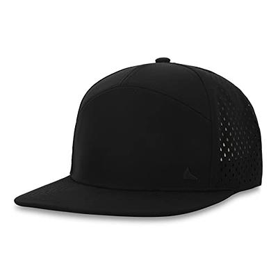 Salt Mafia 7-Panel Flat Brim Water-Resistant Performance Snap Back Hat,  Blackout - Yahoo Shopping