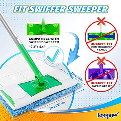 Generic Reusable Mop Pads Compatible with Swiffer Sweeper Mops (4