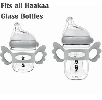 Haakaa 3 oz. Generation 3 Silicone Bottle Cover Clear