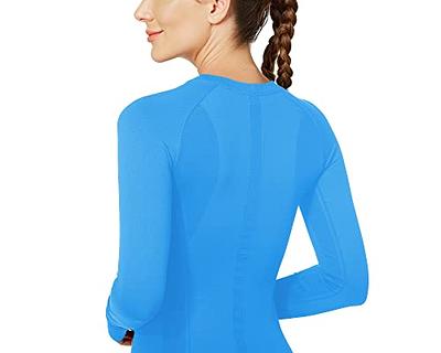 MathCat Quick Dry Gym Athletic Long Sleeve Workout Shirts for Women Da –  Mathcat