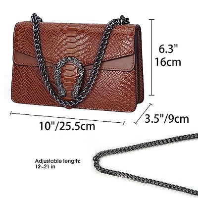 anck Crossbody Bags for Women Luxurious Leather Shoulder Purse- Zipper  Pocket Small Crossbody Bags for Women Purses Fashion Lightweight Handbags  Shoulder Bag (Brown): Handbags