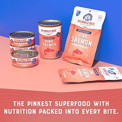  Bumble Bee Canned Salmon, 14.75 oz Can - Wild Caught Sockeye  Salmon - 20g Protein Per Serving - Gluten Free, Kosher