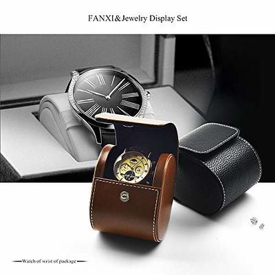 Single Watch Travel Case Watch Display Box Leather Watch 