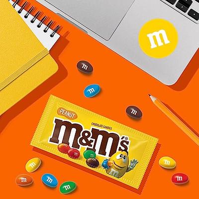 M&M'S Peanut Milk Chocolate Full Size Bulk Candy - 1.74oz/48ct