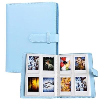  Mini Photo Album for Fujifilm Instax Mini Camera, 96 Pockets  Photo Album for Polaroid, Leather Desktop Display Album for Instax Mini 12  11 9 40 8 7 Evo LiPlay Instant Camera, 2x3 Photo Album (Black) : Electronics