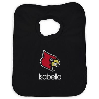 Newborn & Infant Black Louisville Cardinals Personalized Bib - Yahoo  Shopping