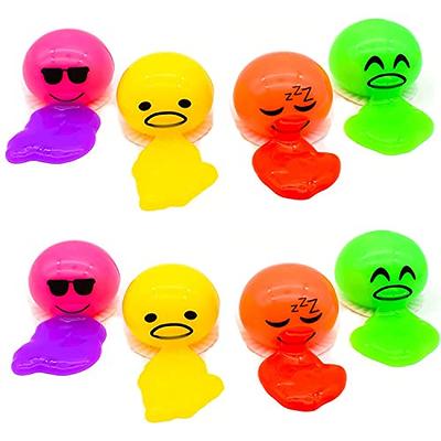  Funny Stress Ball Toy, Vomiting Sucking Lazy Egg Yolk, Cute  Yellow Slime Ball, Prank Toy Gag Gifts, Stress Relief Fidget Toys (4Pcs) :  Toys & Games