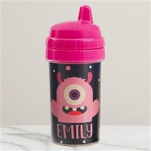 Halloween Character Personalized Toddler 12oz Snack Cup - Pink