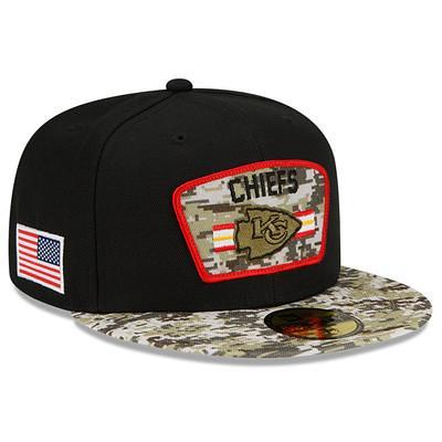 Kansas City Chiefs 2023 Salute to Service Low Profile 9FIFTY Snapback Hat, Gray, NFL by New Era