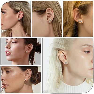 Snake Heart Helix Piercing Tragus Earring for Women Stainless