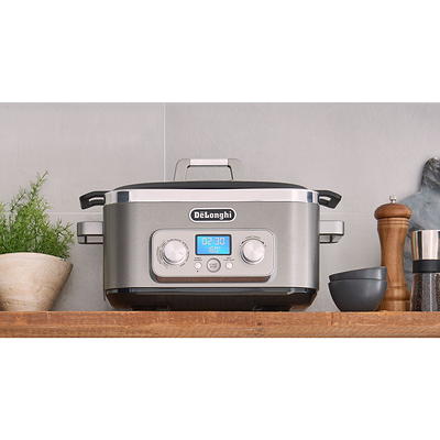 De'Longhi Livenza Programmable Slow Cooker with Stovetop-Safe Pot