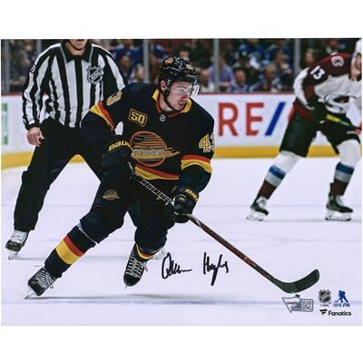 Matthew Tkachuk Florida Panthers Autographed Fanatics Authentic 16 x 20  2022-23 Reverse Retro Jersey with Puck Photograph