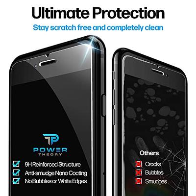 iPhone 15 Plus Tempered Glass Screen Protector and Easy Install Kit [2 –  Power Theory