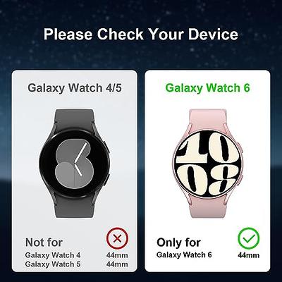 Glass+Case for Samsung Galaxy Watch 6 4 40mm 44mm accessorie PC Bumper  Cover All-Around Screen Protector Galaxy watch 5 pro 45mm