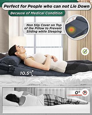 DMI Ortho Bed Wedge Elevated Leg Pillow, Supportive Foam Wedge Pillow for  Elevating Legs, Improved Circulataion, Reducing Back Pain, Post Surgery and