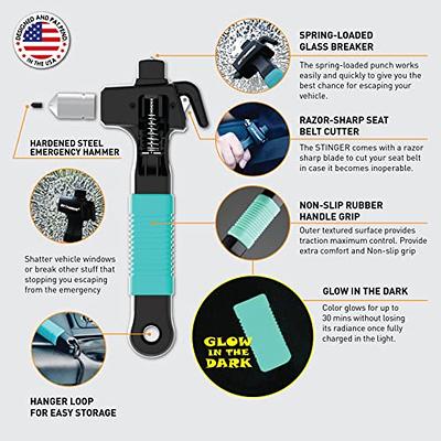 Stinger Emergency Flashlight with Seat Belt Cutter and Window Breaker