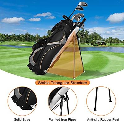 Tragbare Golf Stand Bag mit Ständer Griff Anti Slip Boden Durable  Abnehmbare Schulter Gurt Organizer Golf Tasche für Driving Range -  AliExpress