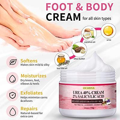 Foot Cure Foot Exfoliator & Callus Remover Pedicure Set Foot Care Kit  Includes Foot File for Dead Skin, Tea Tree Oil Foot Soak Salts, Urea Cream  40 Percent & Foot Callus Removal