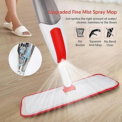 Beyoco Microfiber Spray Mops for Floor Cleaning with 3pcs Reusable