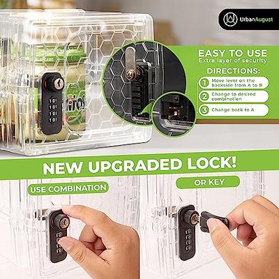 Urban August Original Fridge Lock Cabinet Locks with Keys - 2 Pack  French-Door Refrigerator Lock for Kids Adult - Multifunctional Cable Lock  for