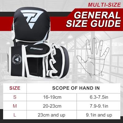 RDX MMA Gloves Grappling Sparring, Pre-Curved Martial Arts Mitts,  Ventilated Palm, Maya Hide Leather Kara Cage Fighting Gloves, Combat Sports