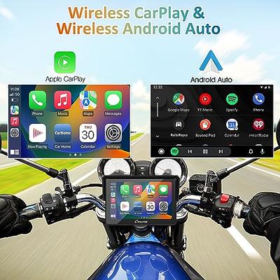 Carpuride W502 Portable Wireless Apple Carplay & Android Auto Screen for  Motorcycle 