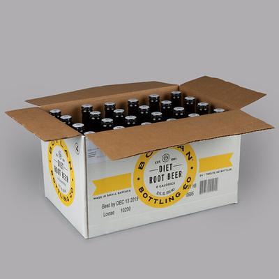 Boylan Bottling Co. 6.8 fl. oz. Heritage Ginger Beer Mixer 4-Pack - 6/Case