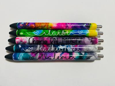 Epoxy Glitter Pen - Purple Glitter