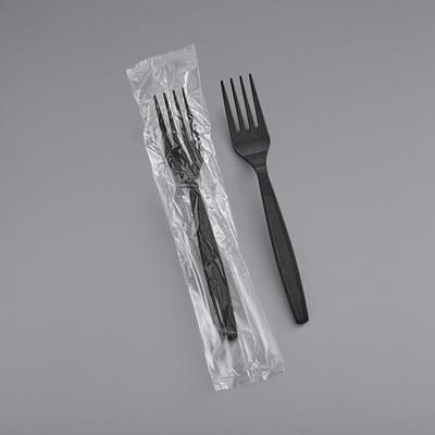 Visions Heavy Weight Beige Wrapped Plastic Cutlery Pack with