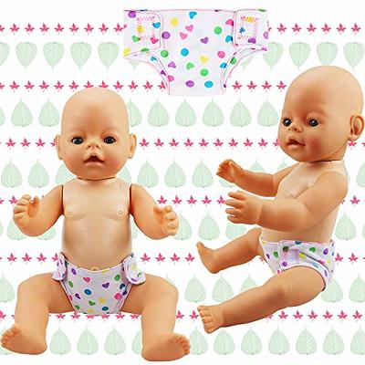  SOTOGO 10 Pieces Doll Diapers Doll Underwear Doll
