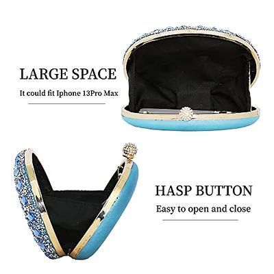  GripIt Envelope Prom Evening Bags And Clutches for Women  Rhinestone Designer Purse Ladies Bling Handbags Wedding Night Small Clutch  Shoulder Bag,Black : Clothing, Shoes & Jewelry