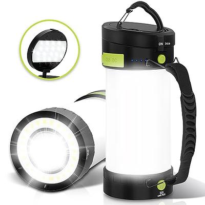 Rechargeable Camping Lantern, 3000LM 5 Light Modes Camping Light 4400  Capacity Phone Charger LED Impact-Resistant Flashlight Lantern Portable  Waterproof Hurricane Lanterns for Emergency(Pale Green) 1-Pale Green