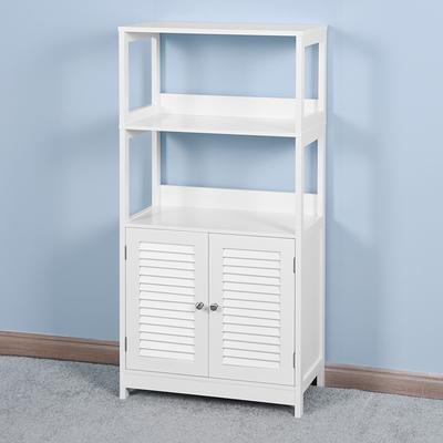 Irontar Bathroom Floor Cabinet, Freestanding Storage Cabinet with 4 Drawers  and Adjustable Shelf for Entryway Storage, Home Office Furniture, White